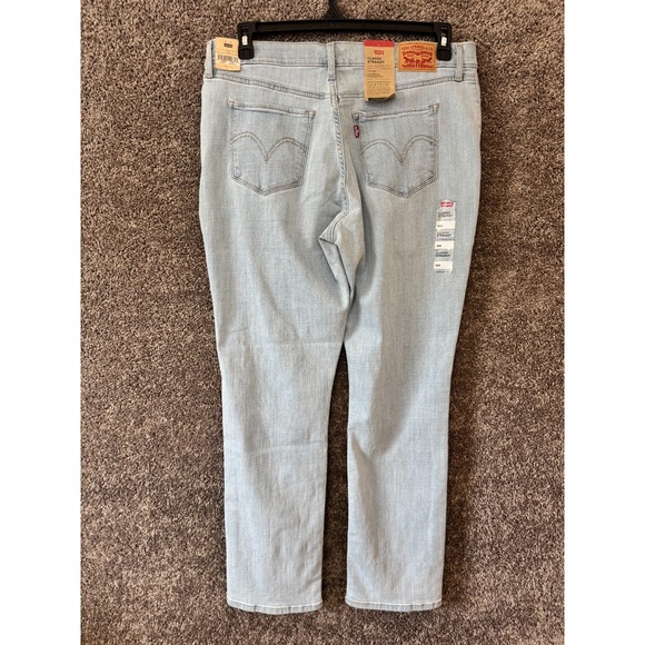 Levi's Classic Straight Mid Rise Stellar Stretch Jeans Women's Size 12 - Picture 5 of 16